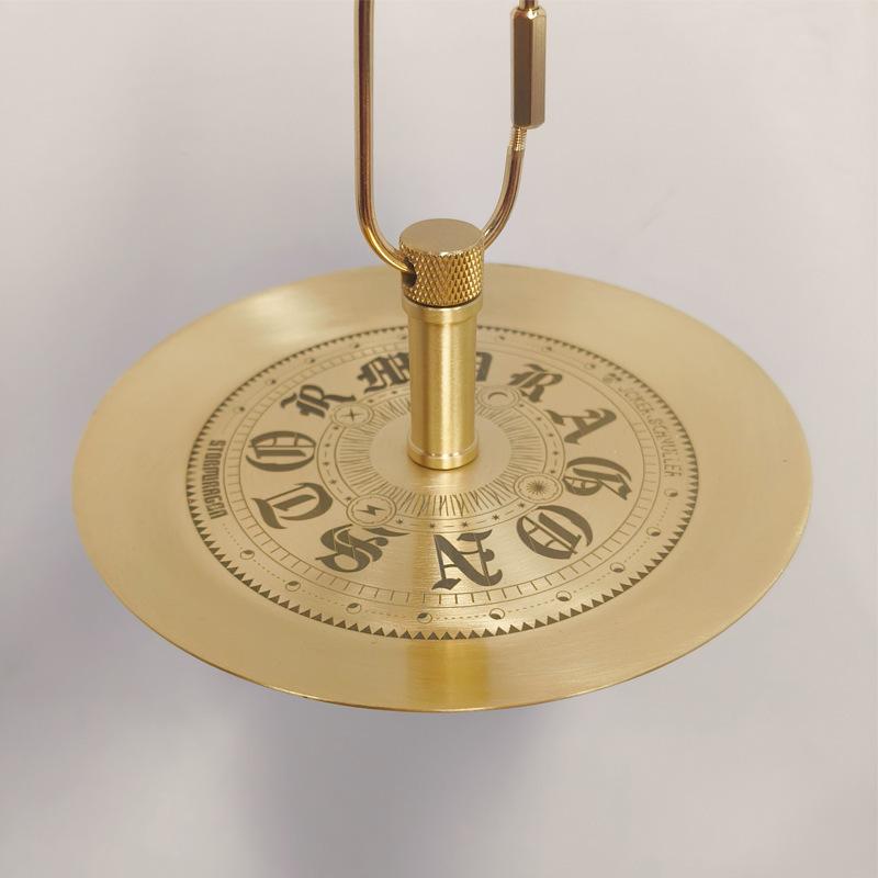 StormDragon Brass Mosquito Coil Holder – Retro Hanging Ornament & Multi-functional Outdoor Desktop Storage