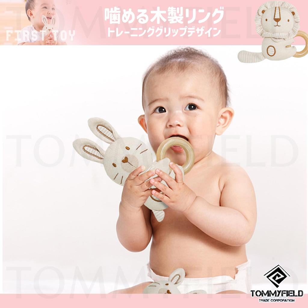 First Toys Lion Rattle Fabric Toy Baby Girl Organic Cotton Boys' (Lion)