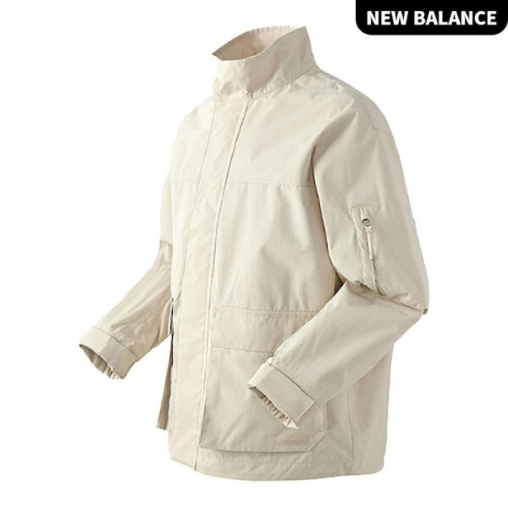 

New Balance Uni Cordura Shell Parka Jumper Jacket Nbnmc13023 36 Light Beige/90