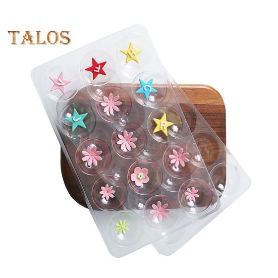 2 ks/sada Forma na cukroví nelepivá Opakovaně použitelná Bezpečné Praktické tvarování Nástroj na pečení s nepřilnavou formou na cukroví