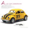 1:32 Beetle Alloy Car Diecasts Metal Classic Toy Model With Pull Back Function Vehicles For Child Gifts A988