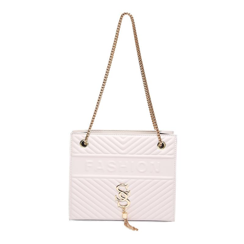 Women'S Bag Fashion Small Square Bag Texture Shoulder Bag Niche Chain Messenger Bag Trend Versatile Underarm Bag