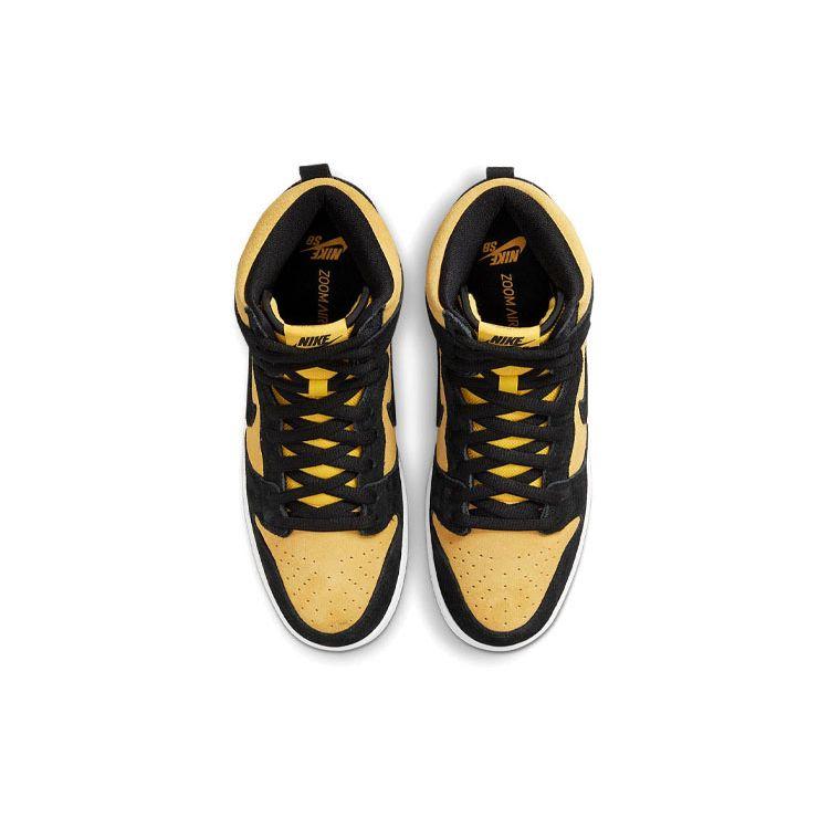 Nike Dunk High Pro SB Reverse Goldenrod Unisex Sneakers Black Varsity-Maize DB1640-001