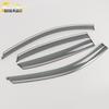 Wuling 23 Bingo Rain Deflectors: 3D Stainless Steel Bright Strip Rain Shield Trim Accessories.