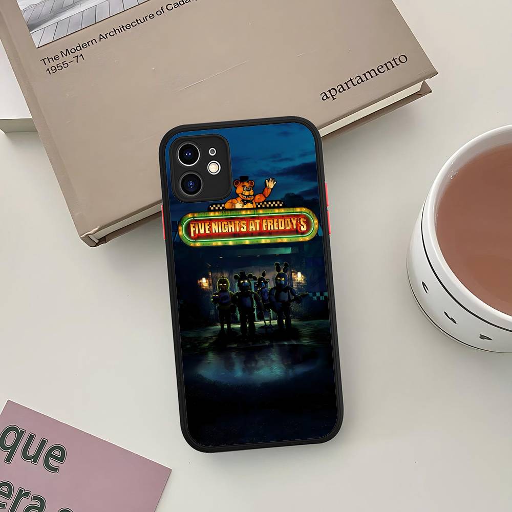 Five-Nights-At-Freddys Handyhülle Für IPhone 16 15 14 13 12 11 Pro Max 7 8 6 6s Plus Mattes Cover