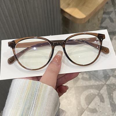 Cat Eye Shape Glasses Women Korean Style Blue Light Blocking Men's Glasses TR90 Material Women's Eyeglass Frame