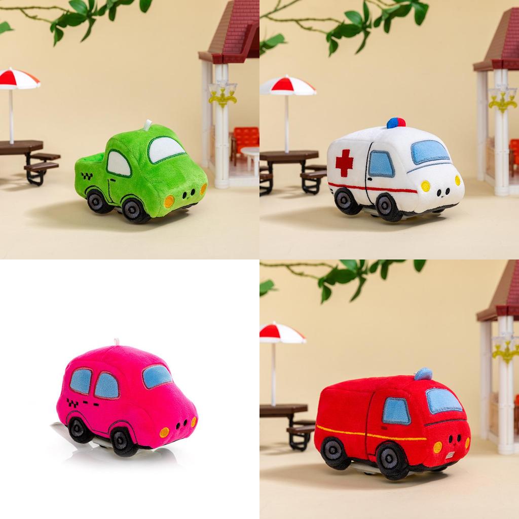 Giocattolo di Peluche Auto Ambulanza Camion dei Pompieri per Stanza dei Giochi dei Bambini