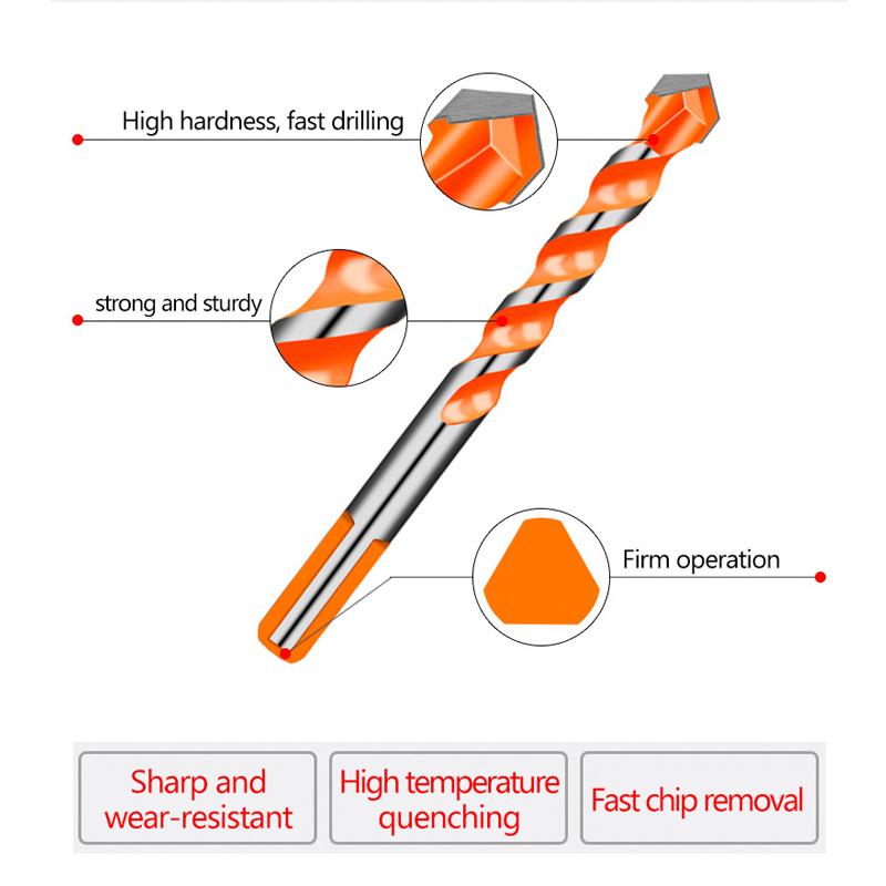 Masonry Concrete Tungsten Carbide Drill Bits Ultimate For Glass Ceramic Tile Brick Metal Wood Mason Hard Alloy Hole Opener Punch
