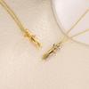1Piece Hip Hop Valentine's Day Pendant Necklace 3D Brass Hug Dancing Separable Charm Couples Lover Unisex For Party Jewelry Gift