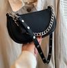 Sac à Bandoulière Rétro Décontracté pour Dames Sac à Main Mode à Chaîne Sac Messager Rétro Nouveau pour Femmes