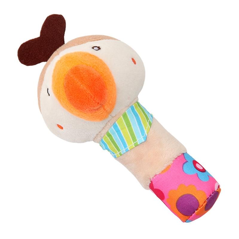 Baby Bed Animal Shaped Supplies Cotton Decoration with BB Call Interactive Toy Infant Gift for Baby Brain Train