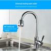 Anti-Splash Faucet Extender with Universal Aerator Shower Filter Nozzle