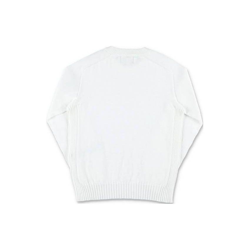 Stone Island Kids Logo Round Neck Pullover Sweater Kids tops Off-White 8016510B0-V0001