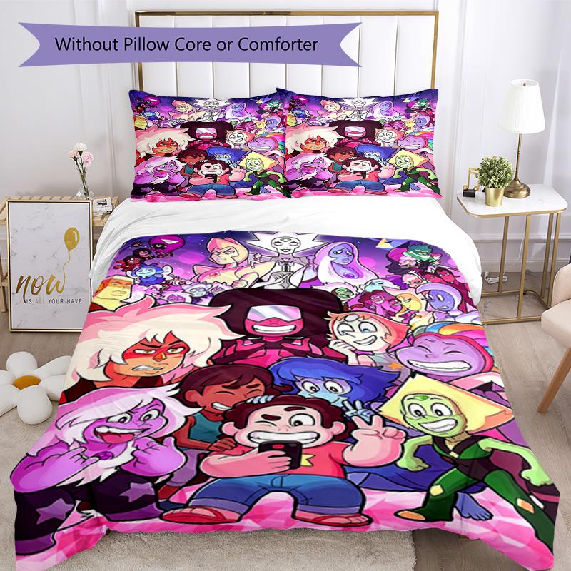 Steven Universe Comforter Cover Set Design for Bedrooms Machine Washable Perfect Gift for Friends Family