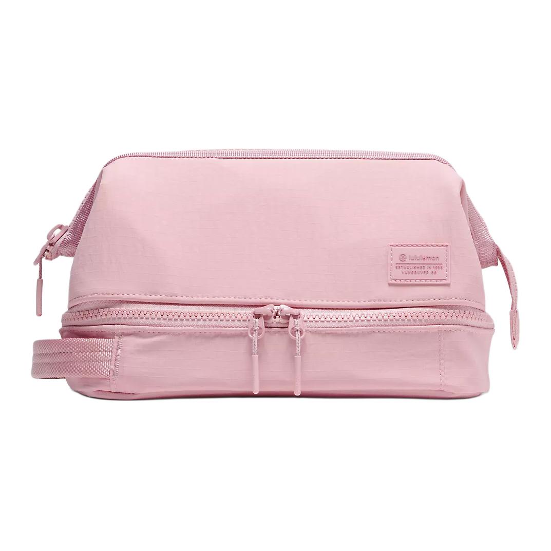 

Lululemon Dual-Compartment 4.5L Solid Color Fashion Simple Polyester Travel Storage Bag Women Bags Pink-Mist LU9CDBS-069005 Pink Mist