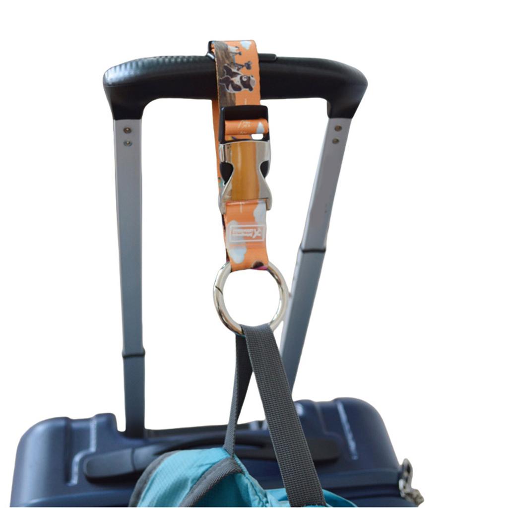 Reise Tragegurt Jackenhalter Add-A-Bag Gepäckgurt Verstellbarer Taschengriffhalter Reise Trageclip Koffergurte