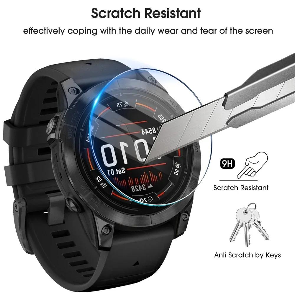 Vetro Temperato Schermo HD Per Garmin Fenix 8 7 Tactix 8 Quatix 8 Pellicola Protettiva in Vetro Forerunner 970 965 570 Venu 4 3 Active 6 5