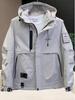 Men's Mountaineering Hooded Jacket: Trendy, Loose-Fit, Versatile, Casual Fashion Coat for Autumn/Winter.