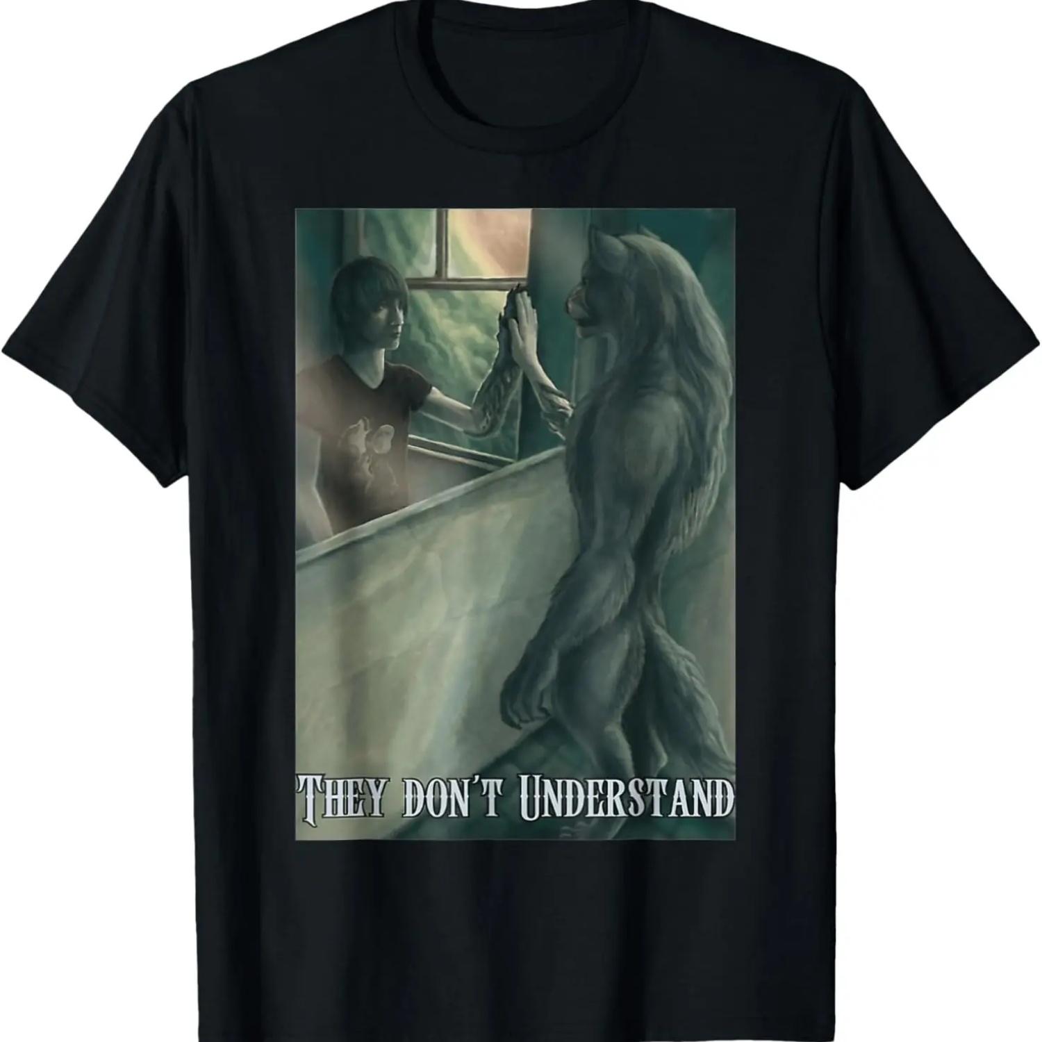 They Don t Understand Alpha Wolf T-Shirt S чёрный