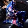 1Pc Genshin Impact Blanket Soft Comfortable Polyester Blanket Four Seasons All Season Blanket Bedroom Office Outdoor Use Anime Style Throw Christmas G