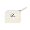 Portable Floral Mini Makeup Bag Polyester Zipper Small Coin Purse Square Soft Lipstick Headphones Key Storage Bag