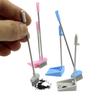 1:12 Dollhouse Miniature Broom Dustpan Package Doll Home Cleaning Tools Decor Toy Micro Life Scene Decoration Props
