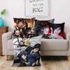 Anime Manga Black Butler Pillow Covers Cartoon Sofa Decorative Home Double-Sided Printing Short Plush Cute Cushion Cover
