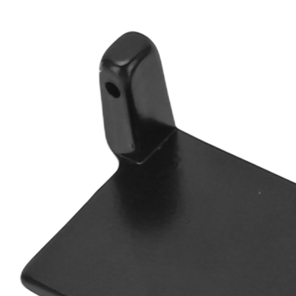 2PCS RC Servo Mount Aluminum Alloy Servo Fixed Bracket RC Steering Gear Bracket for Axial SCX24 1/24 RC Car Black