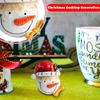 Christmas Decoration Gift Box, Elderly Figurine Desktop Ornament