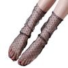 Lace Polka Dot Mesh Mid-Calf Socks - Ultra-Thin, Transparent Invisible Summer Style for Women