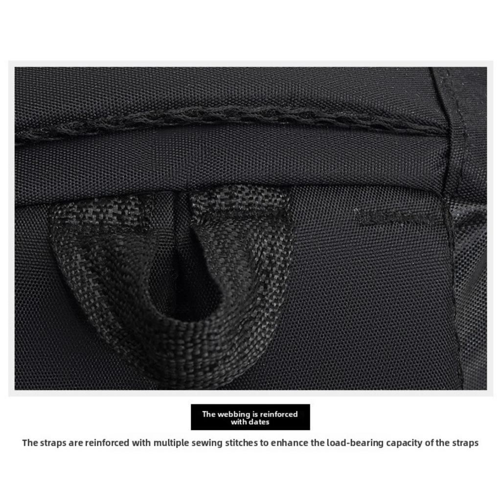 Unisex Casual Backpack - Durable Nylon Multi-Pocket Travel Bag , Ergonomic Shoulder Straps & Zipper Closure for Business Trips, Short-Distance Travel