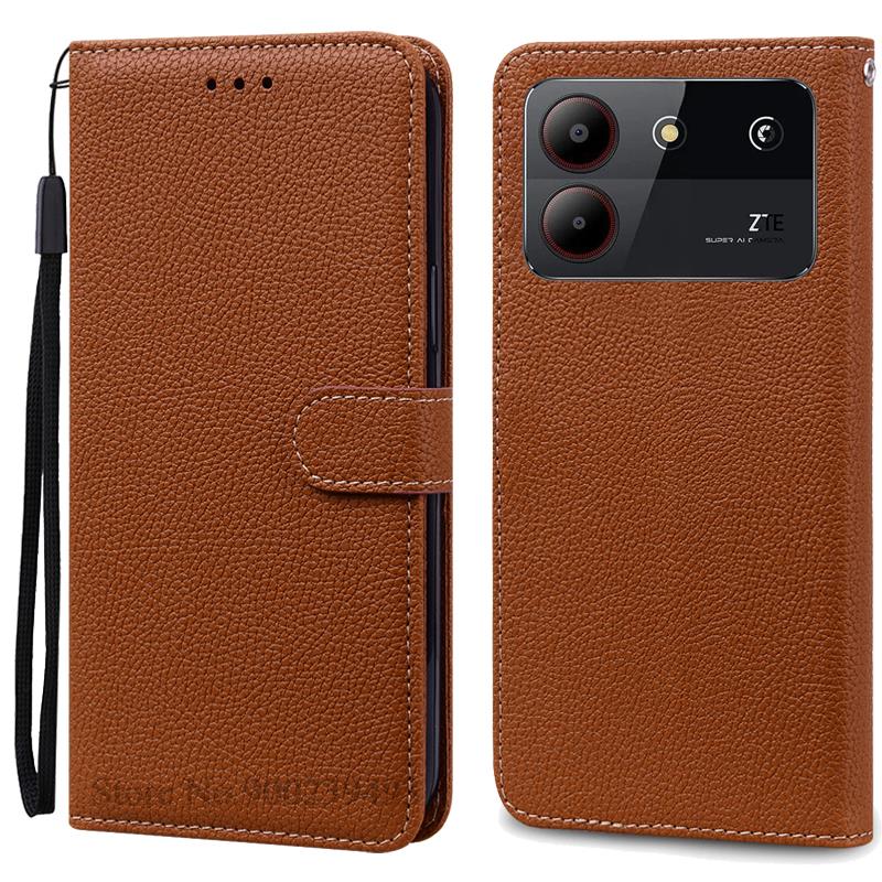 

Для ZTE Blade A54 чехол кожаный кошелек флип чехол для ZTE Blade A54 чехол Coque Fundas для ZTE Blade A54 чехол для телефона бампер For ZTE Blade A54