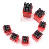3mm/4mm/5mm/6mm/10mm/12.5mm Stämplar Bokstäver Alfabet Siffror Set Stans Stål Metall Verktyg Hantverk