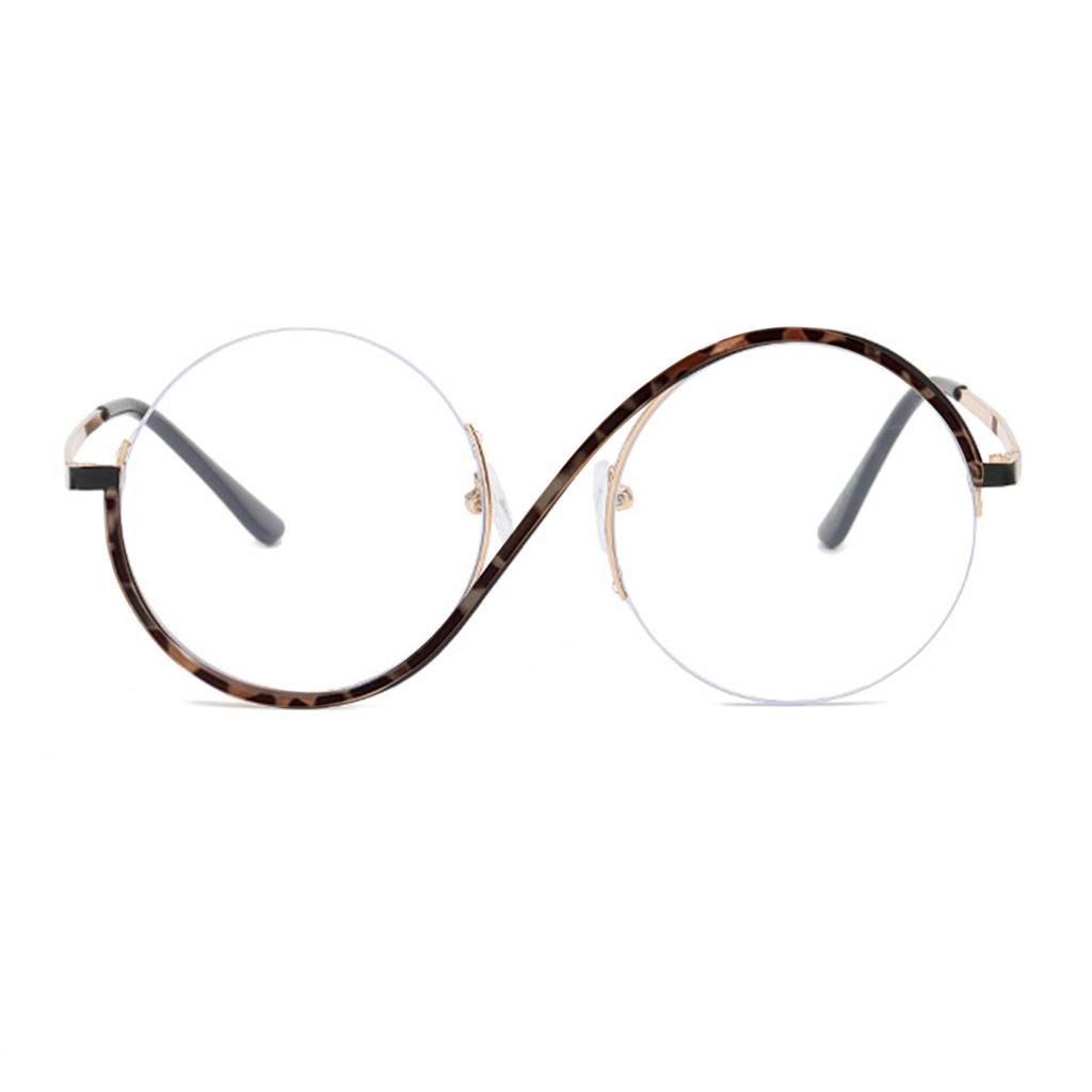 Effective Blue Light Filtering Eyeglasses for Digital Device User Reading Writing Gold Color Frame Glasses for Adult