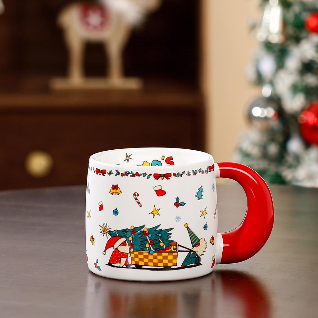 Opening Gift Single Cup Christmas Gift Box Set Girls Souvenir Ceramic Cup Cute Mug