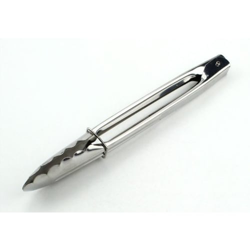 PEARL METAL Easy Wash Stainless Steel Multi-Purpose Cooking Tongs, 24cm, with Rings, Made in Japan, C-8703