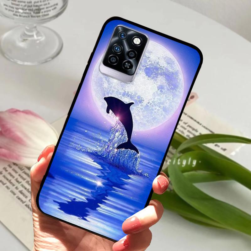 For Infinix Note 10 Plus Case Black Soft silicone TPU Back Cover For Infinix Note10 Pro NFC Phone Case Note 10 Pro Plus Bumper