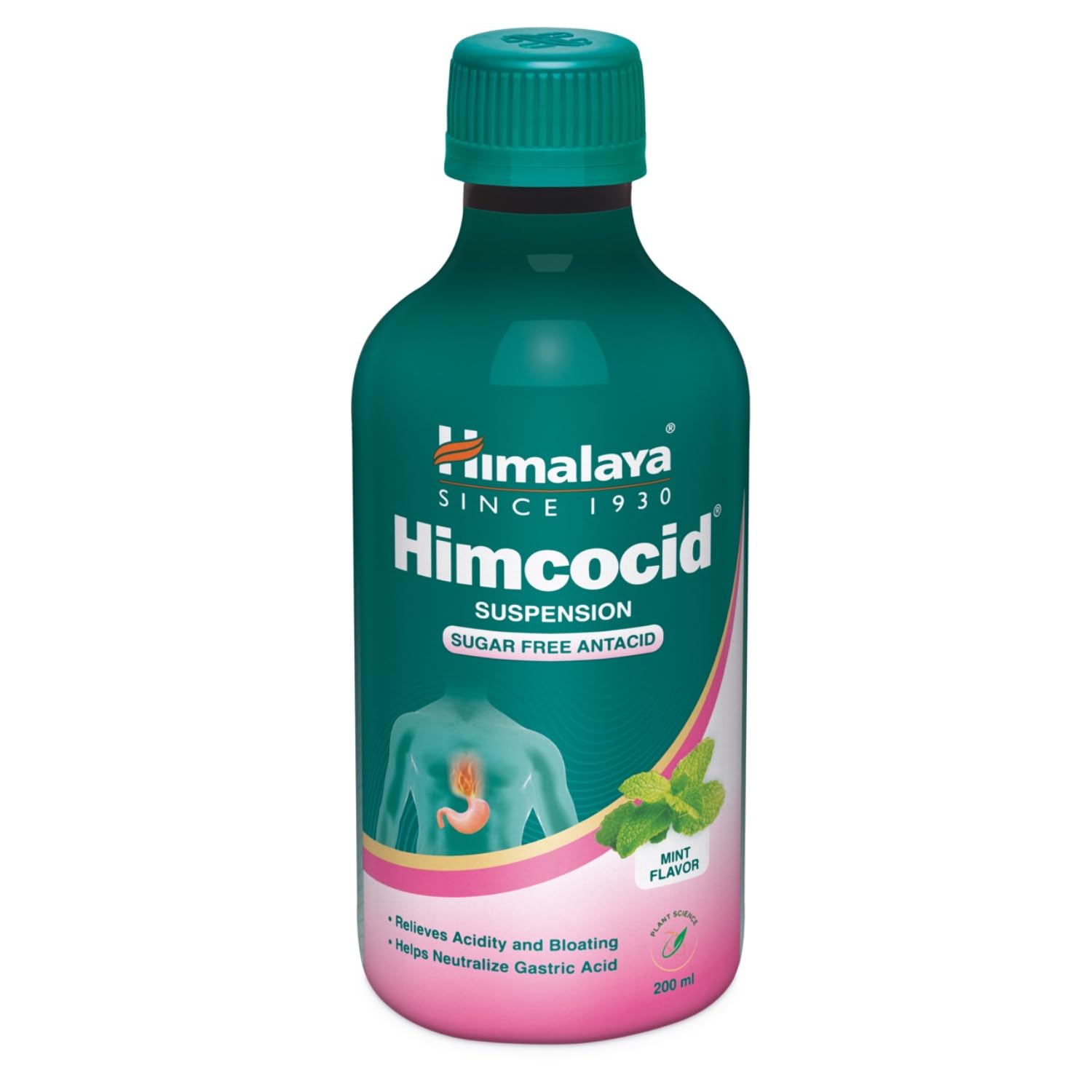 

Himalaya Himcocid-SF Mint 200ml Suspension Pack of 1 for Digestion Relief and Heartburn Support