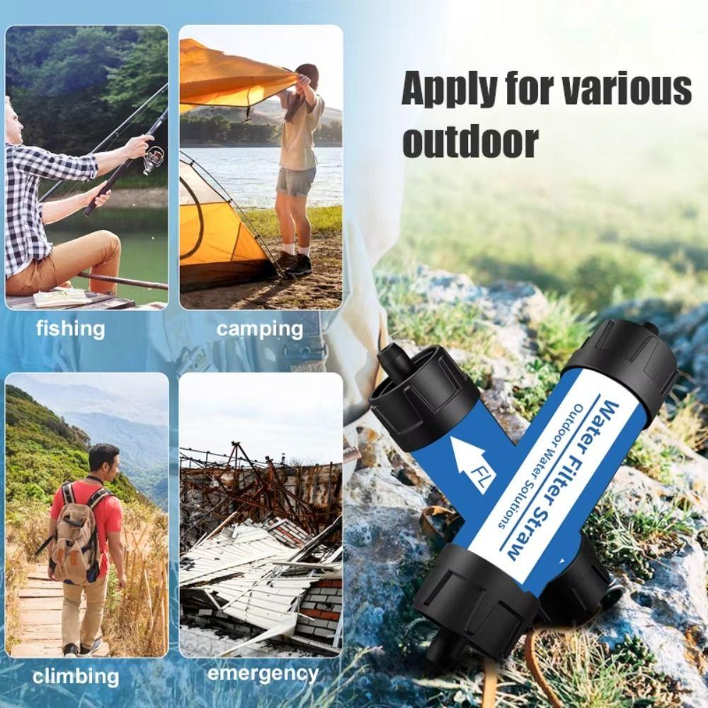 Straw Mini Water Filter Straw Mini Drinking Water Filtering Straw Outdoor