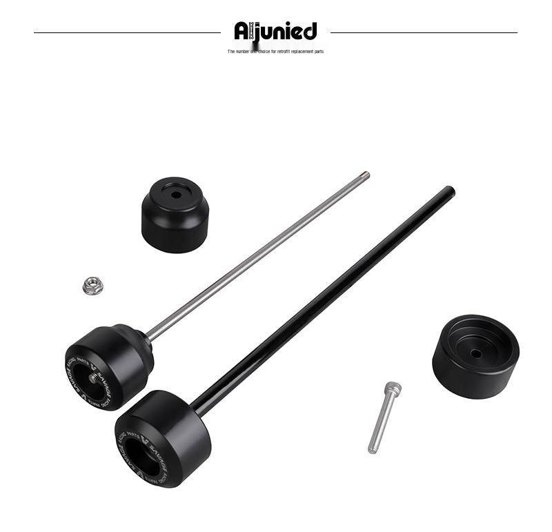 Barres de protection de roue et protections d'axe anti-chute Yamaha MT07 XSR700