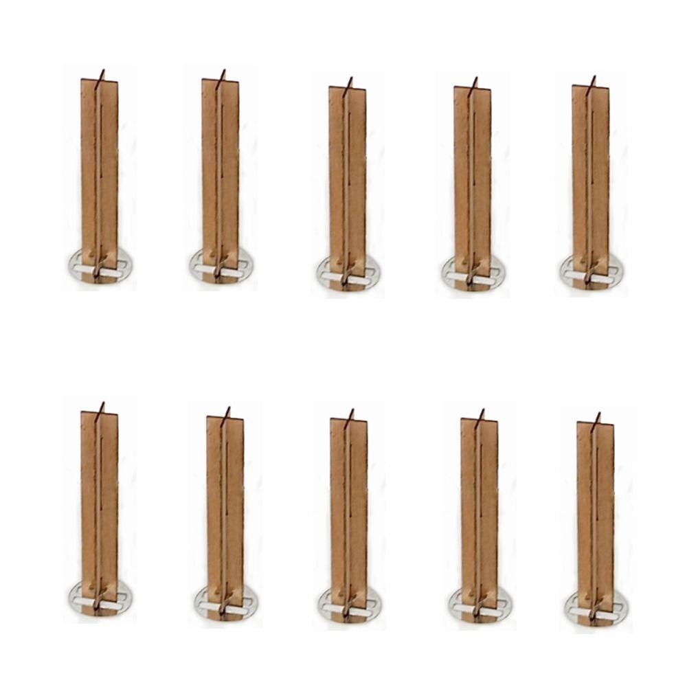

10 Pcs Circular Tube Shape Candlewick Cross Shaped Candle Accessories Aromatherapy Core Living Room