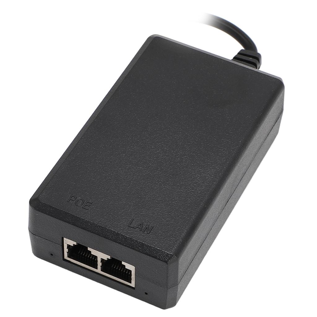 PoE Injector Adapter 10 100Mbps 15W Plug and Play Multiple Guard IEEE802.3AF Compliant PoE Adapter