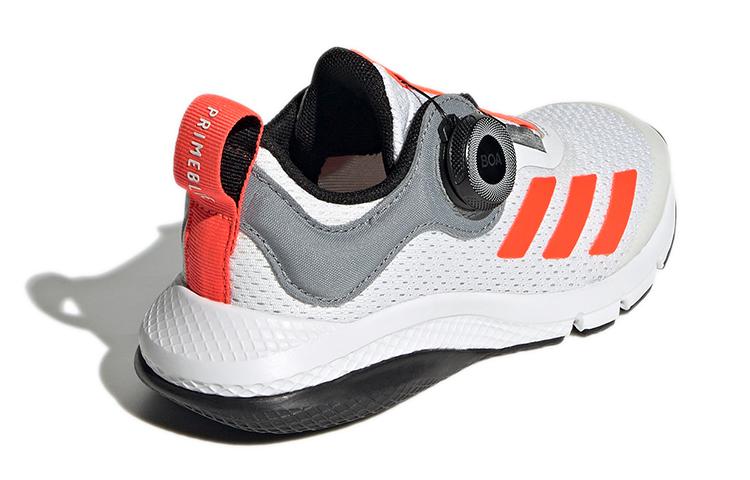 adidas Boa K Slip Resistant, Abrasion Resistant, Breathable Low Top Kids' Running Shoes White Gray Kids' FZ5056