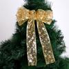 Yards Double Elegant Layered Christmas Ribbon In Red Gold And Silver Gifts For