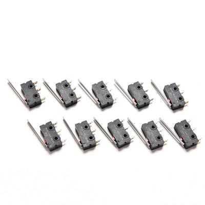 10 Pezzi Interruttore Tattile Kw11-3Z 5A 250V Microinterruttore 3 Pin Fibbia