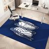 1pc BIRMINGHAM CITY LOGO Print Area Rug - Soft, Washable Non-Slip Indoor Mat, Living Room, Home Office Decorative Rug,Office Decorative