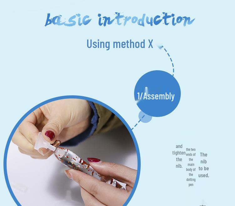 Dual-Head Resin Pen Set for 5D Diamond Painting - DIY Craft Tool