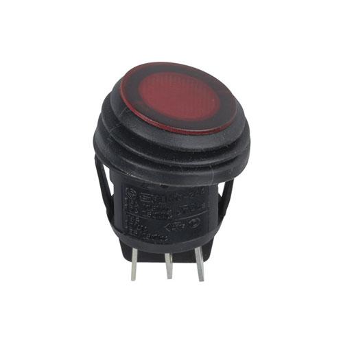 IP65 Rated Round Rocker Switch DPDT 250VAC (10A)