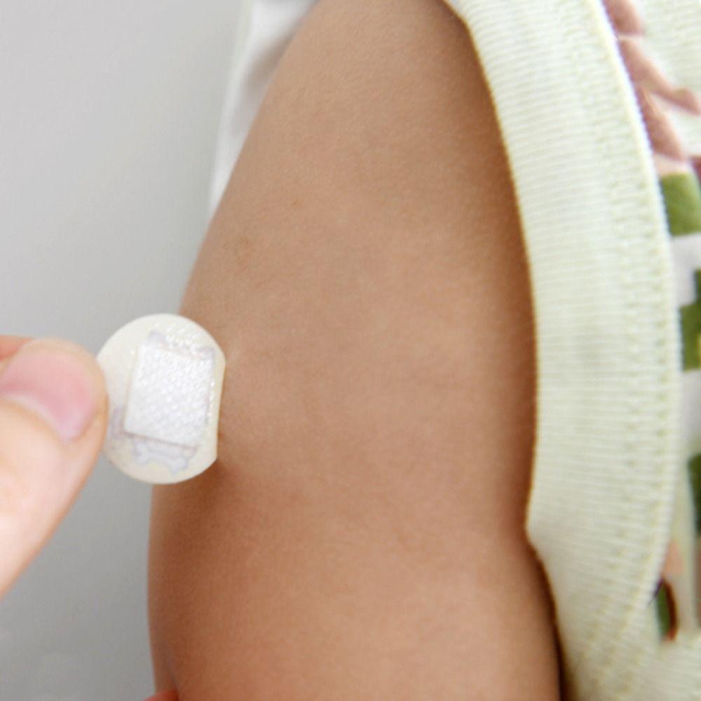 100/120PCS Round Round Band Aid Wound Dressing Children  Adhesive Bandages Cute Cartoon Bands Aid