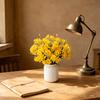 2 Bunches 20 Blooms Artificial Daffodils Flowers Faux Spring Narcissus Flowers with Stem for Home Garden Office Wedding Party Decor DIY Flower